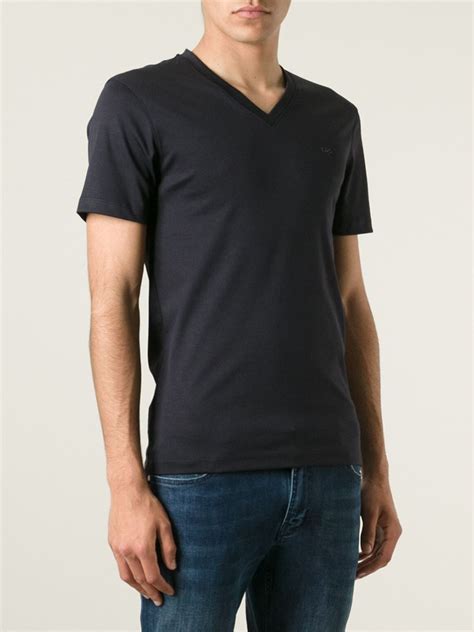 mens michael kors v neck t shirt|Michael Kors men's shirts clearance.